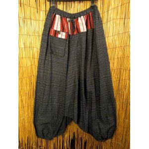 画像: ナガ族＊コットン素材＊ふんわり＊サルエルパンツ
