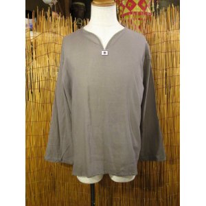 画像: 無地＊薄手＊コットン素材＊長袖＊プルオーバー＊ＸＬ