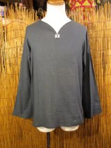 画像: 無地＊薄手＊コットン素材＊長袖＊プルオーバー＊ＸＬ