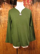 画像: 無地＊薄手＊コットン素材＊長袖＊プルオーバー＊ＸＬ