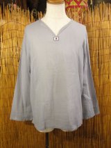 画像: 無地＊薄手＊コットン素材＊長袖＊プルオーバー＊ＸＬ