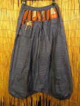 画像: ナガ族＊コットン素材＊ふんわり＊サルエルパンツ