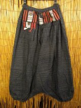 画像: ナガ族＊コットン素材＊ふんわり＊サルエルパンツ