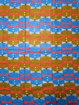 画像: アフリカンプリント生地 パーニュ