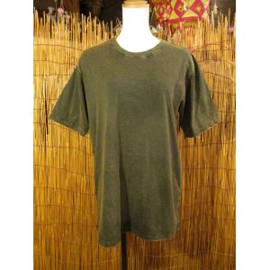 画像: 無地＊ストーンウォッシュ加工＊コットン素材＊半袖Ｔシャツ＊Ｍ