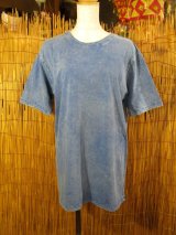 画像: 無地＊ストーンウォッシュ加工＊コットン素材＊半袖Ｔシャツ＊Ｍ