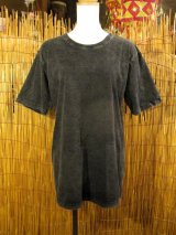 画像: 無地＊ストーンウォッシュ加工＊コットン素材＊半袖Ｔシャツ＊Ｍ