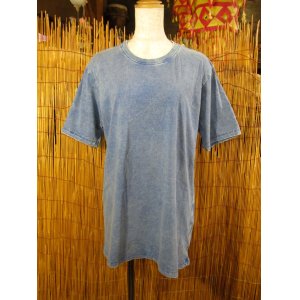 画像: 無地＊ストーンウォッシュ加工＊コットン素材＊半袖Ｔシャツ＊Ｍ