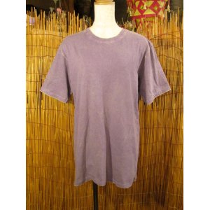 画像: 無地＊ストーンウォッシュ加工＊コットン素材＊半袖Ｔシャツ＊Ｍ