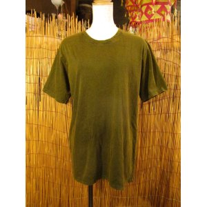 画像: 無地＊ストーンウォッシュ加工＊コットン素材＊半袖Ｔシャツ＊Ｍ