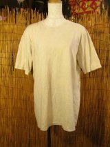画像: 無地＊ストーンウォッシュ加工＊コットン素材＊半袖Ｔシャツ＊Ｍ