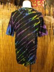 画像3: 黒色ベース＊タイダイ染め＊コットン素材＊半袖＊Ｔシャツ＊ＸＬ