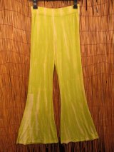 画像: スパンデックス混合＊レーヨン素材＊タイダイ染め＊ストレッチ＊ゴアパンツ