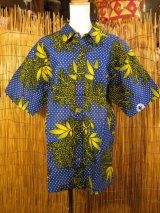 画像: アフリカンプリント＊コットン素材＊半袖＊シャツ ＊Ｍ