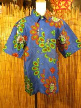 画像: アフリカンプリント＊コットン素材＊半袖＊シャツ ＊Ｍ
