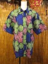 画像: アフリカンプリント＊コットン素材＊半袖＊シャツ ＊Ｍ