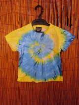 画像: 【１１０ｃｍ】キッズサイズ＊タイダイ染め＊コットン素材＊半袖＊Ｔシャツ
