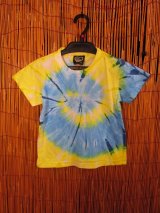 画像: 【１１０ｃｍ】キッズサイズ＊タイダイ染め＊コットン素材＊半袖＊Ｔシャツ