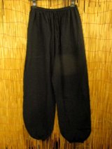 画像: 黒色＊コットン素材＊すっきり＊アラジンパンツ