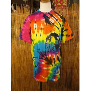 画像: タイダイ染め＊コットン素材＊半袖＊Ｔシャツ＊Ｌ