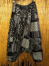 画像: 和風プリント＊コットン素材＊ふんわり＊サルエルパンツ
