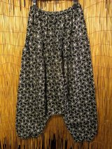 画像: 和風プリント＊コットン素材＊ふんわり＊サルエルパンツ
