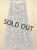画像: 和風プリント＊レーヨン素材＊ふんわり＊サルエルパンツ