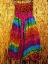 画像: グラデーション＊曼荼羅風プリント＊レーヨン素材＊２ＷＡＹ＊サルエルパンツ 