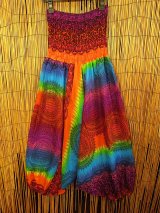 画像: グラデーション＊曼荼羅風プリント＊レーヨン素材＊２ＷＡＹ＊サルエルパンツ 