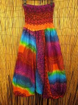 画像: グラデーション＊曼荼羅風プリント＊レーヨン素材＊２ＷＡＹ＊サルエルパンツ 