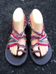 画像1: 【２４・５ｃｍ〜２５ｃｍ】編み編み＊紐サンダル