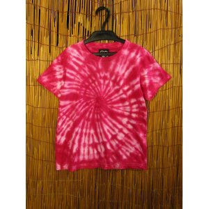 画像: 【１３０ｃｍ】キッズサイズ＊タイダイ染め＊コットン素材＊半袖＊Ｔシャツ