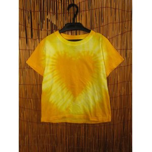 画像: 【１３０ｃｍ】キッズサイズ＊タイダイ染め＊コットン素材＊半袖＊Ｔシャツ