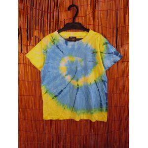 画像: 【１３０ｃｍ】キッズサイズ＊タイダイ染め＊コットン素材＊半袖＊Ｔシャツ