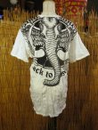 画像3: 象さんプリント＊皺加工＊コットン素材＊半袖＊Ｔシャツ