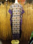 画像4: 薄手ビスコース素材＊ゆったりサイズ ＊ペイズリープリント＊ガラベーヤ＊ポンチョ風＊マキシ丈＊ワンピース＊ベリーダンス
