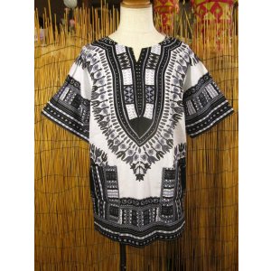 画像: アフリカンプリント＊ダシキ＊ＤＡＳＨＩＫＩ＊Ｌ