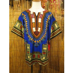 画像: アフリカンプリント＊ダシキ＊ＤＡＳＨＩＫＩ＊Ｌ