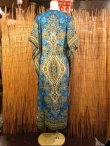 画像4: 薄手ビスコース素材＊ゆったりサイズ ＊アジアンプリント＊ガラベーヤ＊ポンチョ風＊マキシ丈＊ワンピース＊ベリーダンス