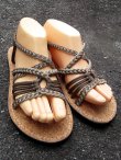 画像2: 【２３ｃｍ〜２３・５ｃｍ】コルク＊編み編み＊紐サンダル