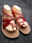 画像2: 【２５・５ｃｍ〜２６ｃｍ】コルク＊編み編み＊紐サンダル
