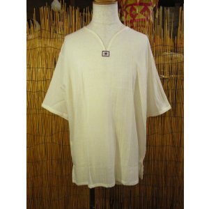 画像: 無地＊薄手＊コットン素材＊半袖＊プルオーバー＊２ＸＬ