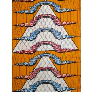 画像: アフリカンプリント生地 パーニュ
