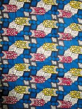 画像: アフリカンプリント生地 パーニュ