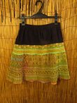 画像1: 古布＊モン族＊刺繍＊ミニスカート
