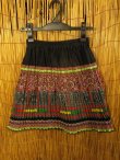画像1: 古布＊モン族＊刺繍＊ミニスカート