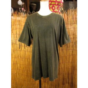 画像: 無地＊ストーンウォッシュ加工＊コットン素材＊半袖Ｔシャツ＊Ｌ