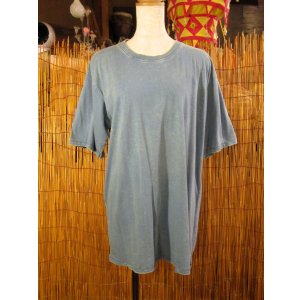 画像: 無地＊ストーンウォッシュ加工＊コットン素材＊半袖Ｔシャツ＊Ｌ