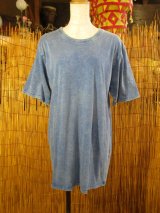 画像: 無地＊ストーンウォッシュ加工＊コットン素材＊半袖Ｔシャツ＊Ｌ