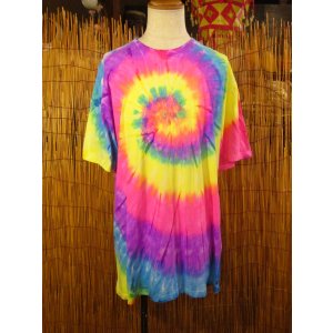 画像: タイダイ染め＊コットン素材＊半袖＊Ｔシャツ＊２ＸＬ